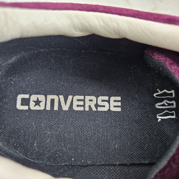 Converse Sneakers Womens 8.5 Purple Velvet One Star Platform Ox Low Top Casual - Picture 11 of 12